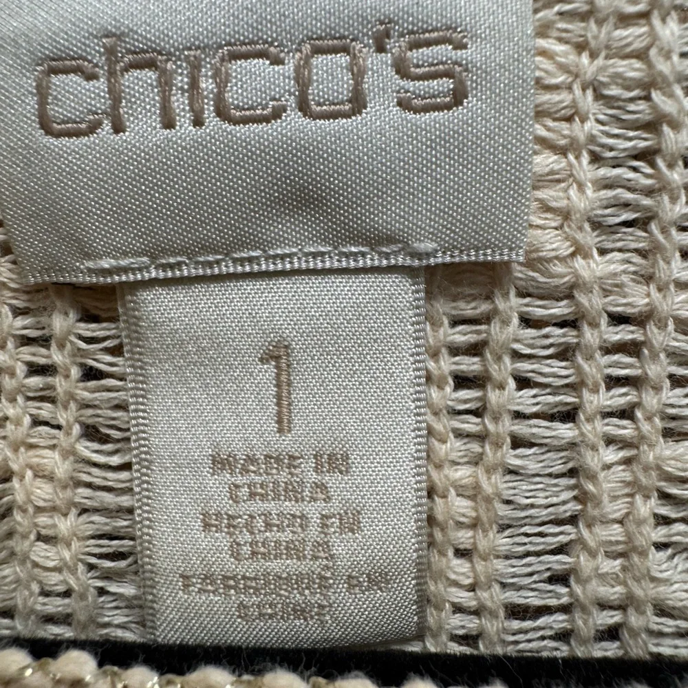 Chico's lightweight sweater-100% cotton - Picture 8 of 9